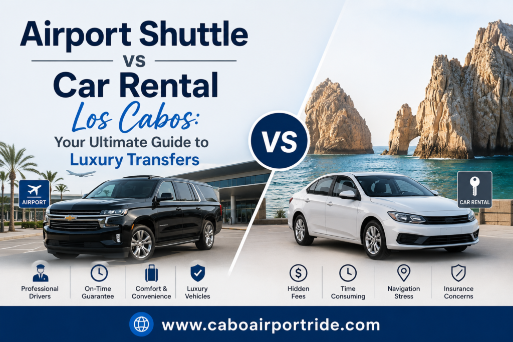 Airport Shuttle vs Car Rental Los Cabos Your Ultimate Guide to Luxury Transfers