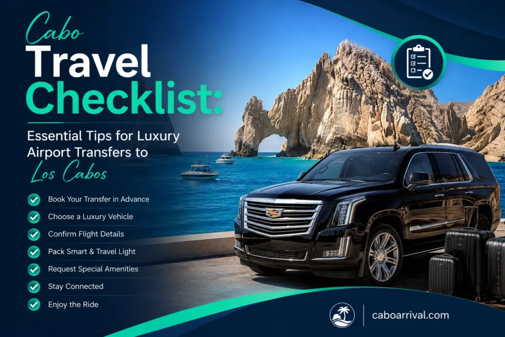 Cabo Travel Checklist Essential Tips for Luxury Airport Transfers to Los Cabos_resultado