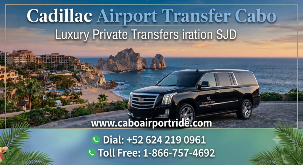 Cadillac Airport Transfer Cabo Luxury Private Transportation SJD