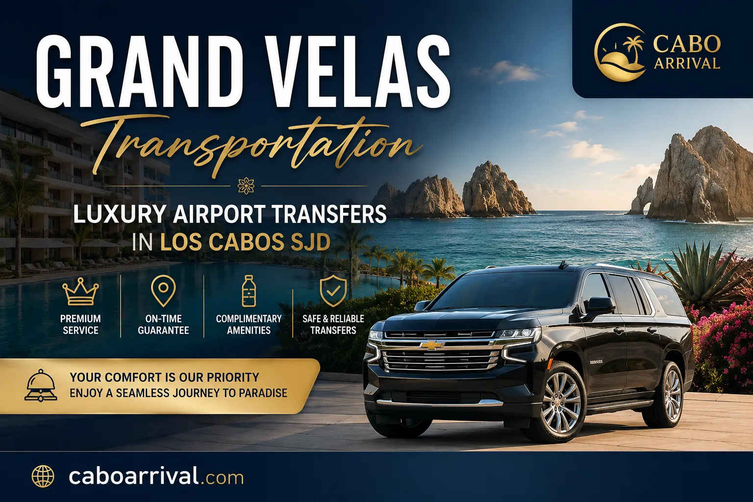 Grand Velas Transportation Luxury Airport Transfers in Los Cabos SJD_resultado