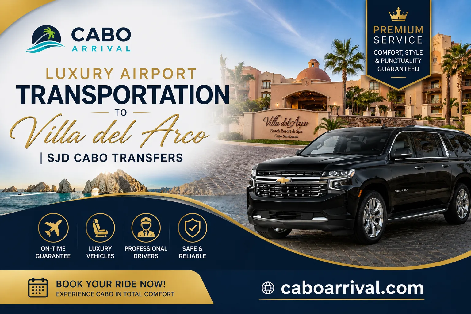 Luxury Airport Transportation to Villa del Arco SJD Cabo Transfers_resultado