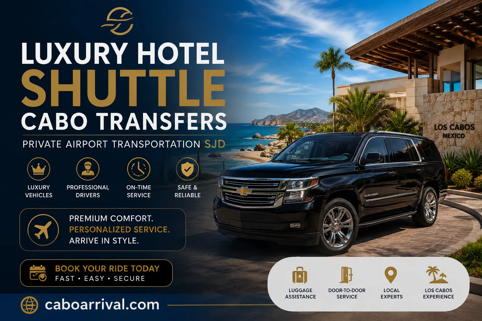 Luxury Hotel Shuttle Cabo Transfers Private Airport Transportation SJD_resultado