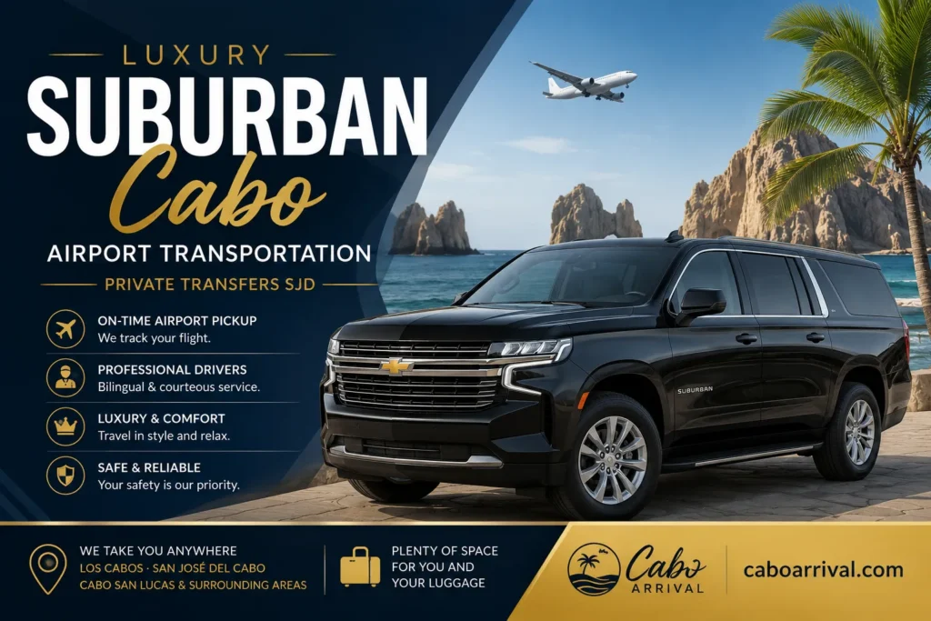 Luxury Suburban Cabo Airport Transportation Private Transfers SJD_resultado