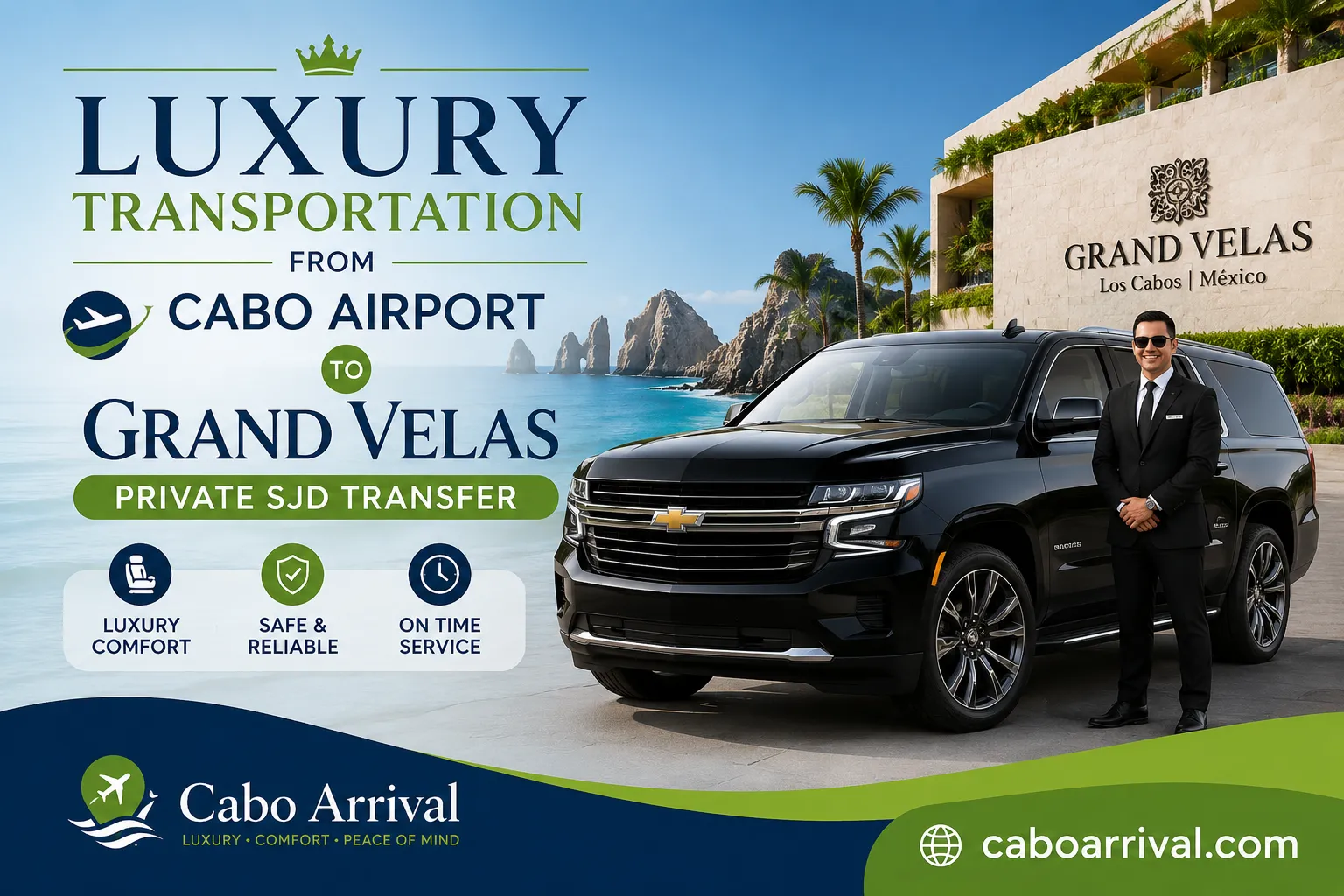 Luxury Transportation From Cabo Airport To Grand Velas Private SJD Transfer_resultado