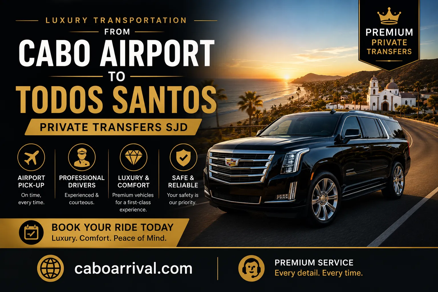Luxury Transportation From Cabo Airport To Todos santos – Private Transfers SJD_resultado