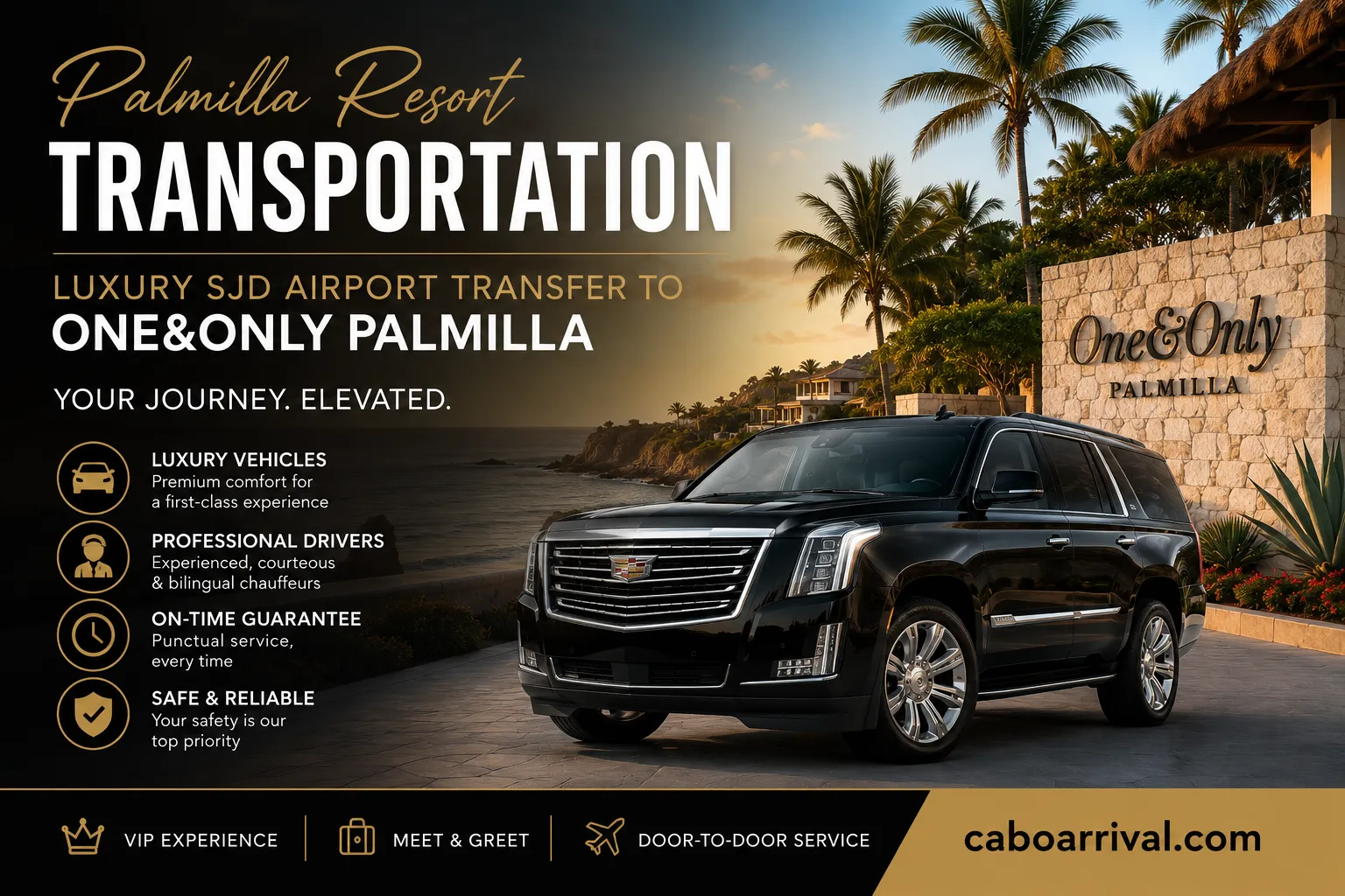 Palmilla Resort Transportation Luxury SJD Airport Transfer to One&Only Palmilla_resultado