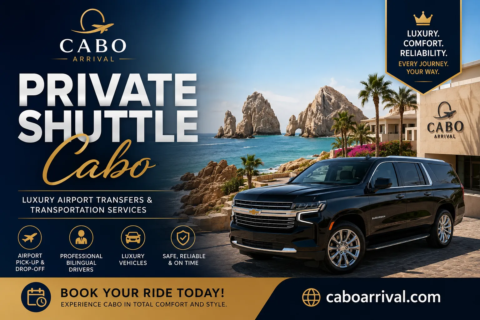 Private Shuttle Cabo Luxury Airport Transfers & Transportation Services_resultado