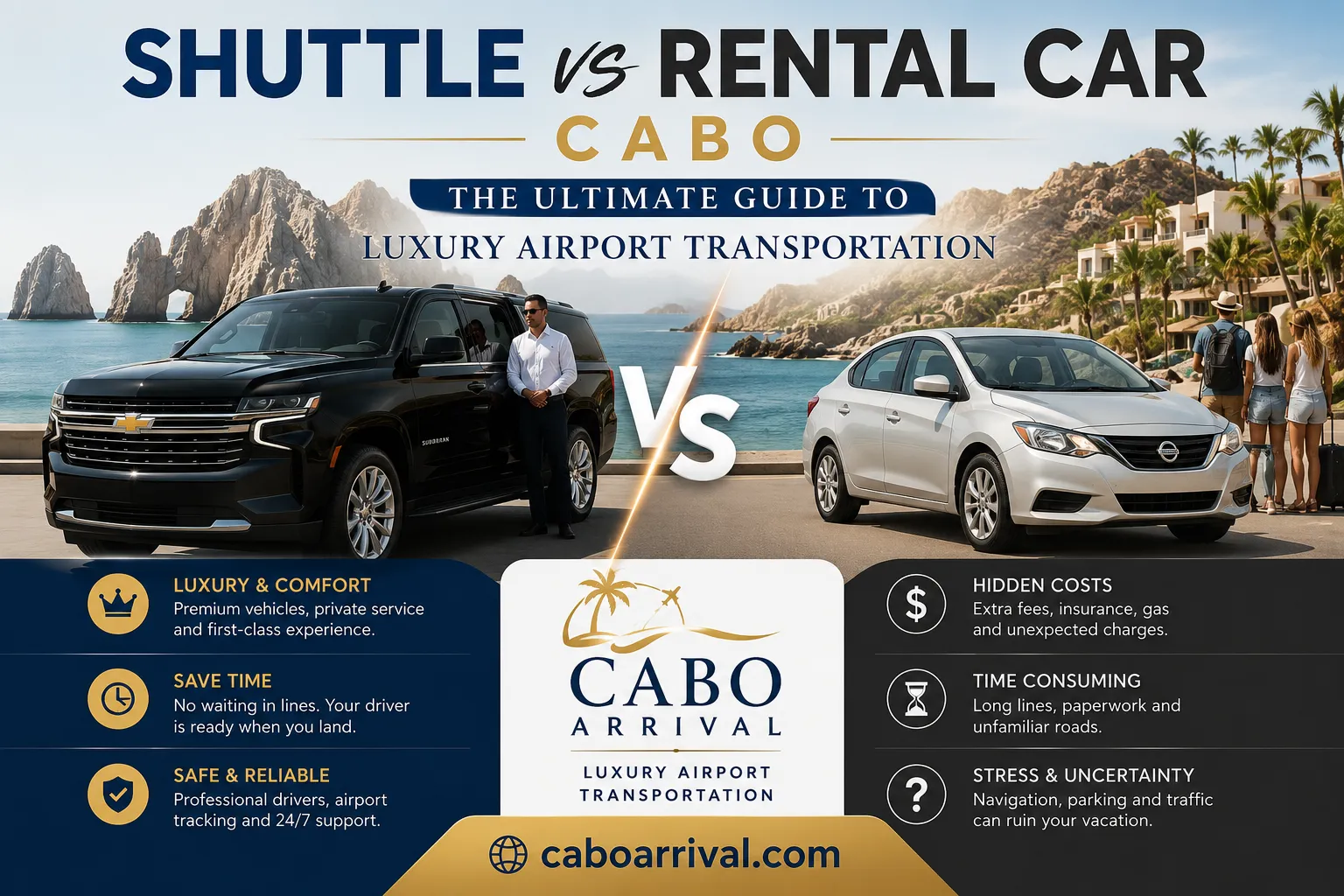 Shuttle vs Rental Car Cabo The Ultimate Guide to Luxury Airport Transportation_resultado