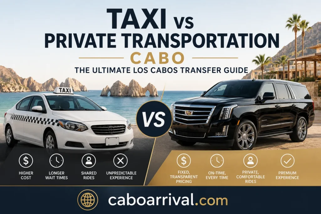 Taxi vs Private Transportation Cabo The Ultimate Los Cabos Transfer Guide_resultado
