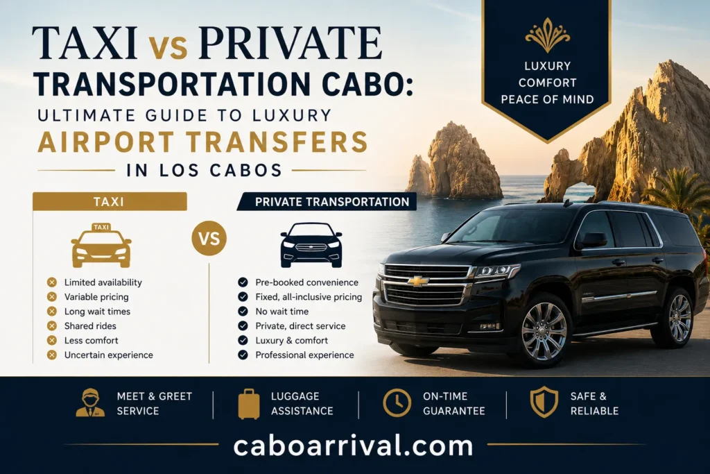Taxi vs Private Transportation Cabo Ultimate Guide to Luxury Airport Transfers in Los Cabos_resultado