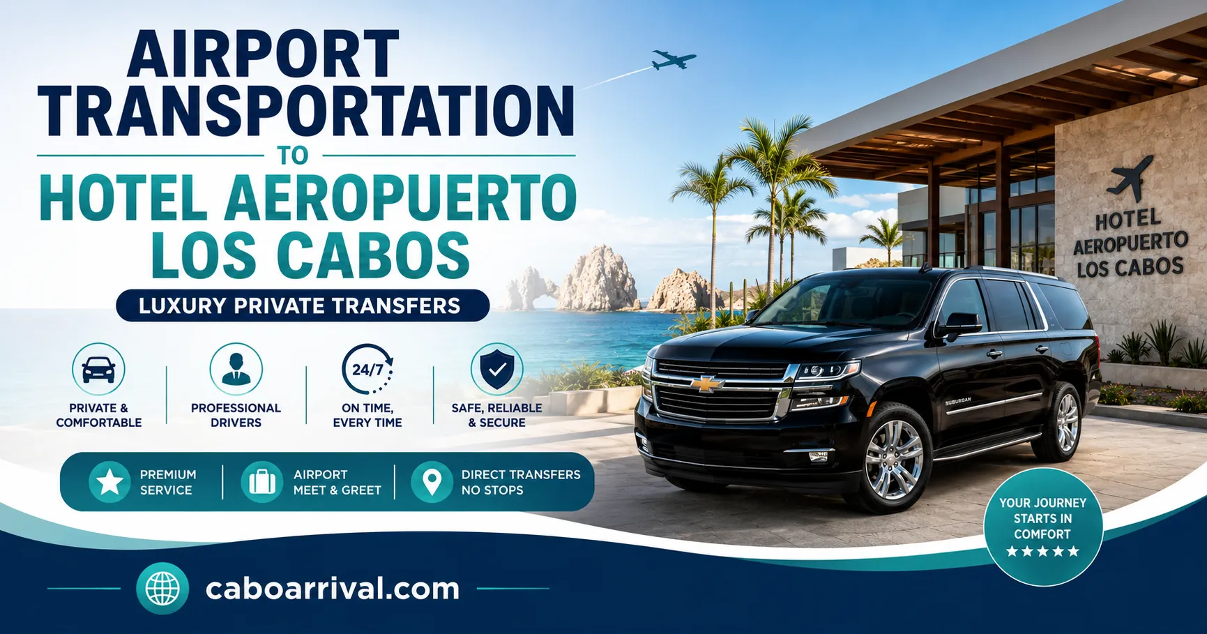 Airport Transportation to Hotel Aeropuerto Los Cabos – Luxury Private Transfers_resultado