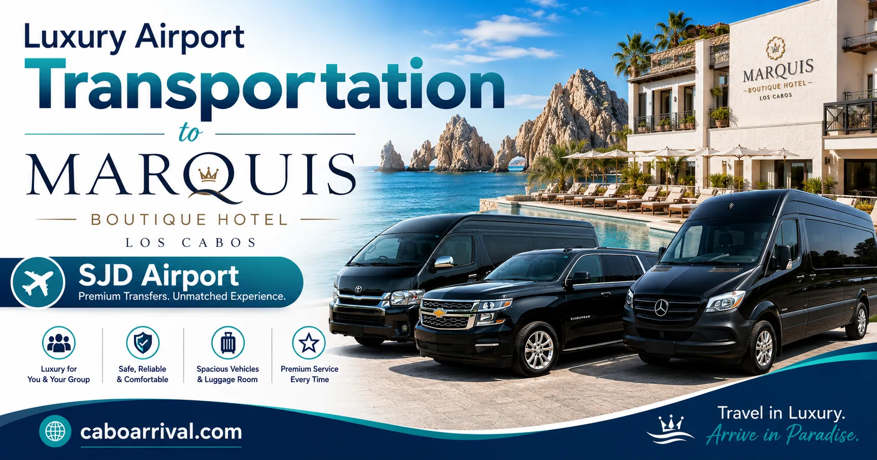 Luxury Airport Transportation to Marquis Boutique Hotel, Los Cabos_resultado