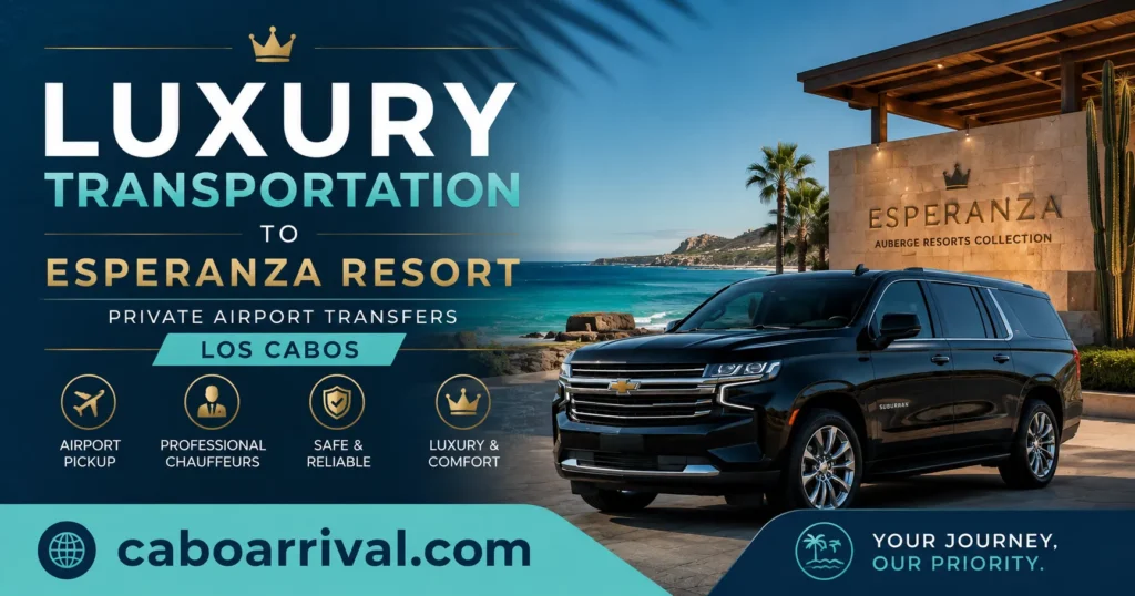 Luxury Transportation to Esperanza Resort Private Airport Transfers Los Cabos_resultado