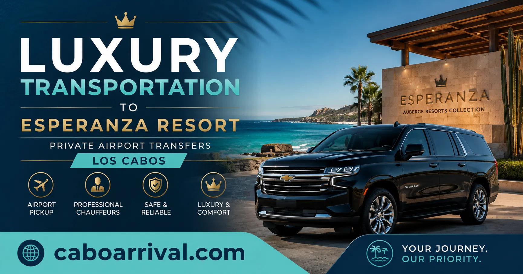 Luxury Transportation to Esperanza Resort Private Airport Transfers Los Cabos_resultado